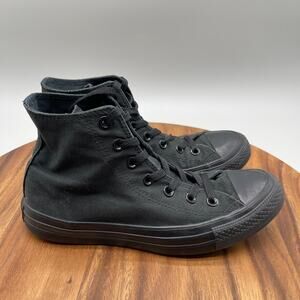 Converse Chuck Taylor All Star Shoes Womens 8 Triple Black Casual School Skate